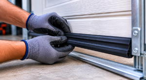 Garage door bottom seal replacement